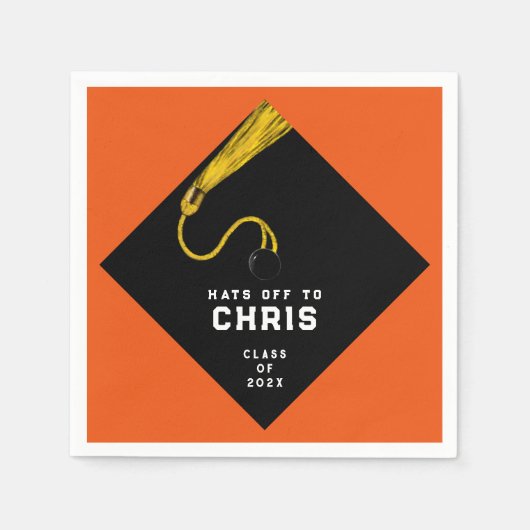 卒業パーティー2025 スタンダードカクテルナプキン (正面)