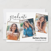 卒業パーティー3写真クラス2023 案内状 (正面)