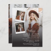 卒業パーティー4写真オープンハウス2024グラード 招待状 (正面/裏面)