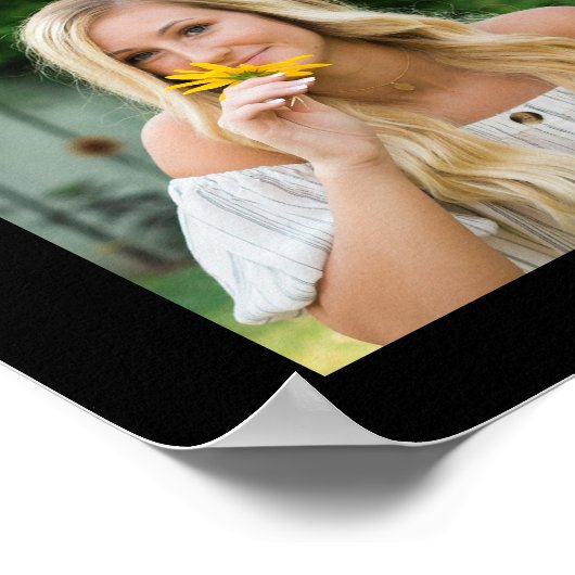 卒業パーティー41フォトコラージュパーソナライズされた ポスター (角)