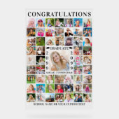 卒業パーティー55フォトコラージュカスタム アクリルサイン (正面)