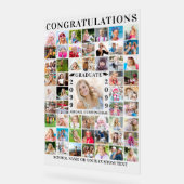 卒業パーティー55フォトコラージュカスタム アクリルサイン (傾斜)