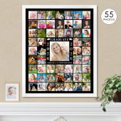 卒業パーティー55フォトコラージュパーソナライズされた ポスター