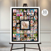 卒業パーティー55フォトコラージュパーソナライズされた ポスター