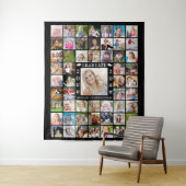 卒業パーティー55フォトコラージュ背景カスタム タペストリー (インサイチュ)