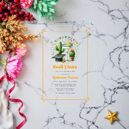 卒業パーティー アクリル招待状