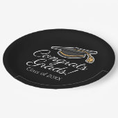 卒業パーティー – クラスの年間の装飾 ペーパープレート (アングル)