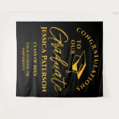 卒業パーティー タペストリー (正面(横))