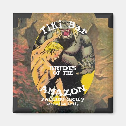 卒業パーティー バーベキュー タキーバー アマゾン マグネット (正面)