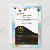 卒業パーティー　個人招待状 招待状 (裏面)