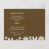 卒業パーティー、写真はがき インビテーションポストカード (裏面)