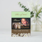 卒業パーティー、写真はがき インビテーションポストカード (スタンド正面)