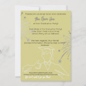 卒業パーティー 卒業祝い 大学卒業証書 招待状 (正面)