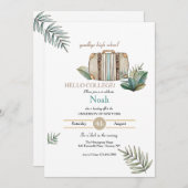 卒業パーティー 招待状 (正面/裏面)