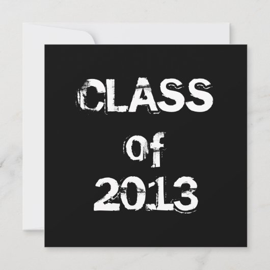 卒業パーティー 招待状 (裏面)