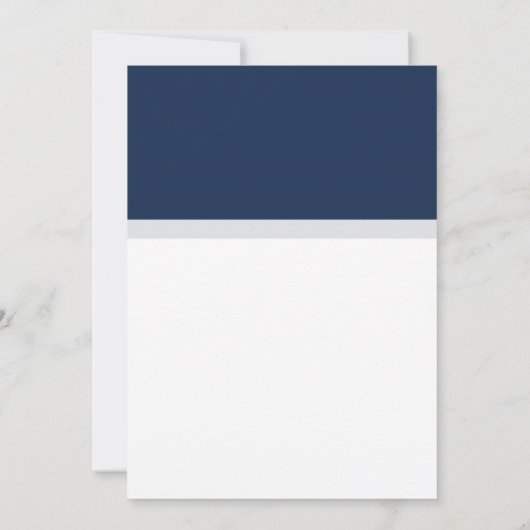 卒業パーティー 招待状 (裏面)