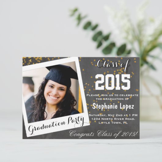 卒業パーティー 招待状 (スタンド正面)