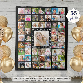 卒業パーティー 55周年 フォトコラージュ 背景 オーダーメイド タペストリー