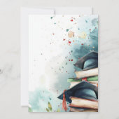 卒業パーティーI水彩2 招待状 (裏面)