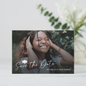 卒業パーティ日付カードの保存 セーブザデート (スタンド正面)