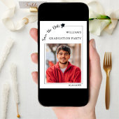 卒業パーティ男性Save the Date セーブザデート