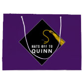 卒業パープル ラージペーパーバッグ (裏面)