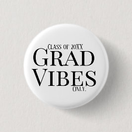 卒業ビブのみ白/黒 缶バッジ