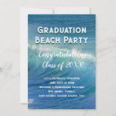 卒業ビーチパーティー クラスの招待状 招待状 (正面)