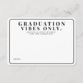 卒業ビーブスオンリーアドバイス&ウィッシュ エンクロージャーカード (正面)