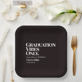 卒業ビーブスオンリー紙プレート ペーパープレート
