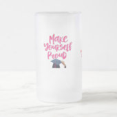 卒業ビールグラスのマグカップとスタイン フロストグラスビールジョッキ (中央)