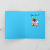 卒業ピッグエンジェルカードおめでとうございます カード (内部)