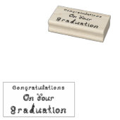 卒業ファブリックのフォント ラバースタンプ (押印)