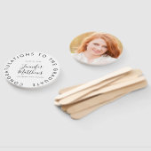 卒業ファンあなたの学校のクラスの写真 ハンドファン (組立なし)