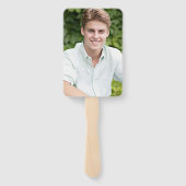 卒業ファンあなたの学校の色の大学院の写真 ハンドファン (裏面)