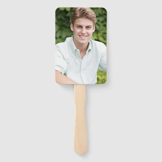 卒業ファンあなたの学校の色の大学院の写真 ハンドファン (裏面)