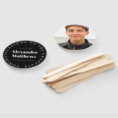 卒業ファンあなたの学校クラス男性フォトブラック ハンドファン (組立なし)