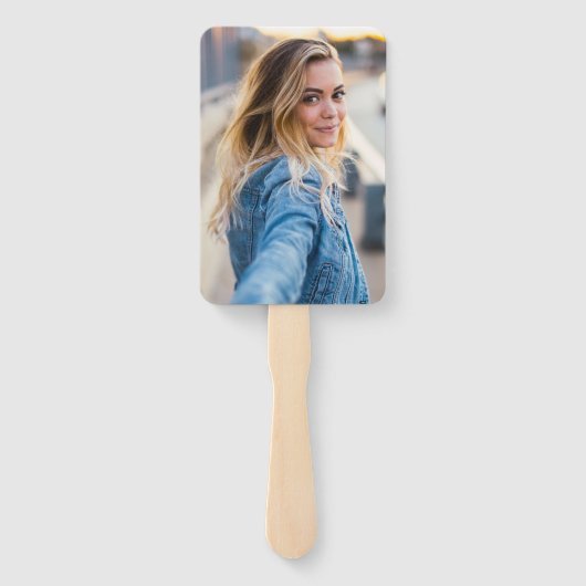 卒業ファンカスタムの学校のカラー大学院写真 ハンドファン (裏面)