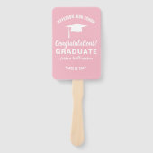 卒業ファンカスタムの学校のカラー大学院写真 ハンドファン (正面)