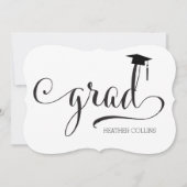 卒業ファンシー党の発表を台本にする 招待状 (正面)