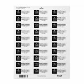 卒業ファンシー年表のカスタム色 ラベル (フルシート)