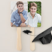 卒業ファン院生2枚の大きな写真 ハンドファン