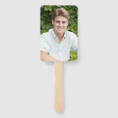 卒業ファン院生2枚の大きな写真 ハンドファン (裏面)