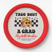 卒業フィエスタタコAグレード ペーパープレート (正面)