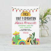 卒業フィエスタメキシコパーティー 招待状 (スタンド正面)