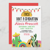 卒業フィエスタメキシコパーティー 招待状 (正面/裏面)