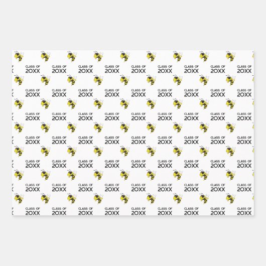 卒業フェアビューハイイエロージャケットクラス ラッピングペーパーシート (正面)