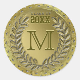 卒業フェイク金箔の外観 ラウンドシール