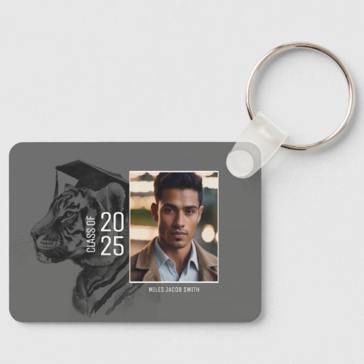 卒業フォトキーチェーン2枚の写真を追加 キーホルダー (正面)