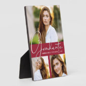 卒業フォトコラージュonクリムゾン フォトプラーク (側面)